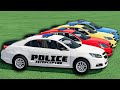 TRANSPORTING ALL COLORS POLICE CARS ! FS22