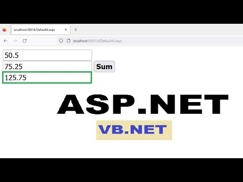 ASP.net (VB.net) sum of two textbox values into third textbox in ASP.net