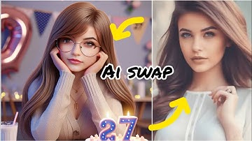 How to Create 3D AI Happy Birthday Image with Your Face swap | bing image creator