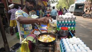 Mumbai Special Bhurji Pav | Amazing Cutting Skills | Indian Street Food