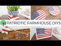 DOLLAR TREE PATRIOTIC DIYs USING MOD PODGE | National Mod Podge Day | Dollar Tree 4th of July DIYs