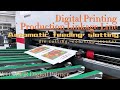 Digital Printing Production Linkage Line Working For Carton Package | WONDER Digital Printer