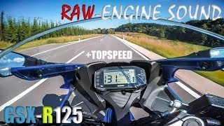 Suzuki GSX-R125 | Topspeed | RAW-Engine Sound