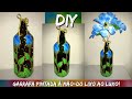 DIY - GARRAFA PINTADA À MÃO - DO LIXO AO LUXO!#ededucreative