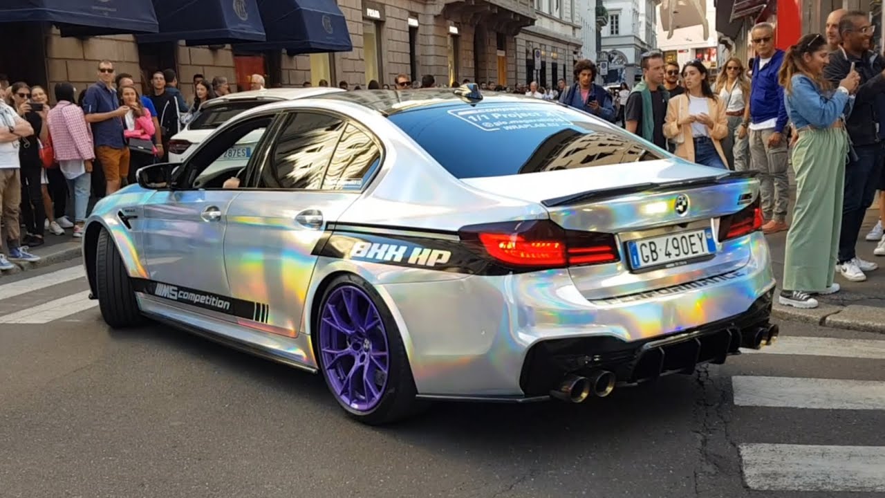 SUPERCARS in MILAN #14(800CV M5 Armitryx, Cayman GT4RS, RSQ8-S ABT, GT3RS, Amg GTR, 570S and more)