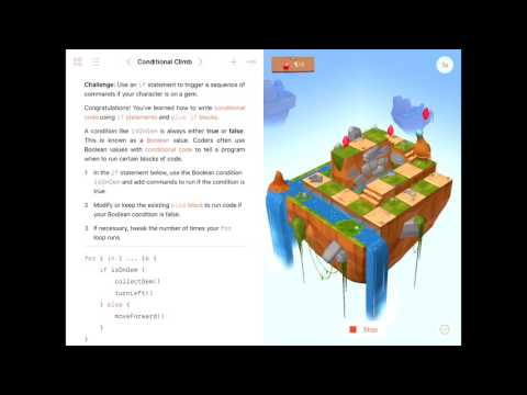 25. Swift Playgrounds - Conditional Climb