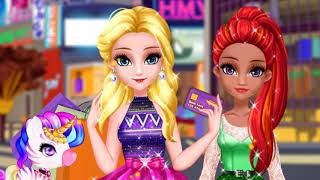 Dress up and makeover game for shopaholic girls - Princess Party Shopping Spree Trailer screenshot 2
