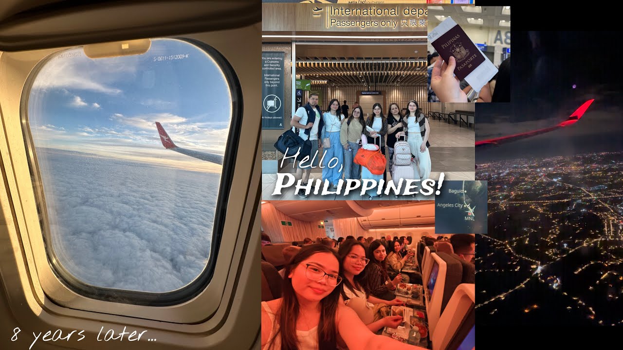 first trip back to the homeland - PHILIPPINES 🛫🇵🇭 traveled for 20+ hrs!!
