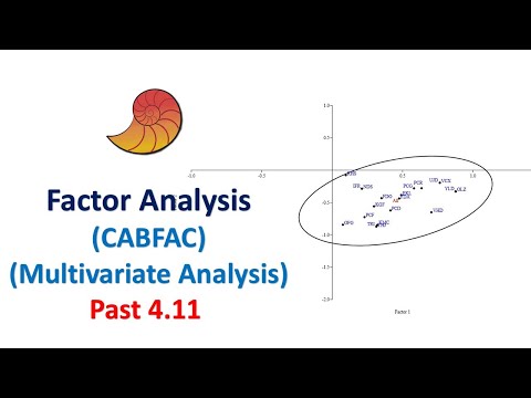 Factor Analysis | Multivariate Analysis | Ordination Analysis | Past 4.11