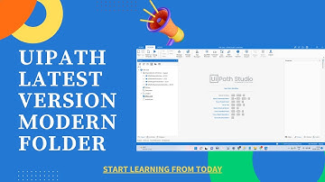 Have you installed latest version RPA UiPath Studio Modern Folder?        #rpa#uipath #futuretechrpa