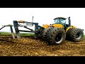 Cat challenger  tile plow show up