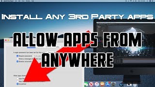 Install Allow Mac Apps From Anywhere Install Restricted Apps Fix