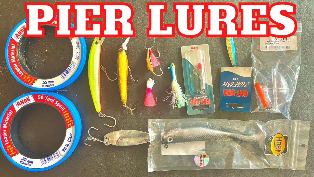 BEST LURES FOR PIER FISHING! YouTube