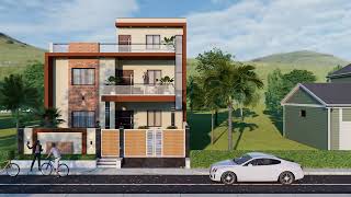 35 feet Front Elevation Design | IK Home Design