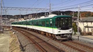 京阪電鉄 宇治線を行く10000系10006F @六地蔵 2011/12/18