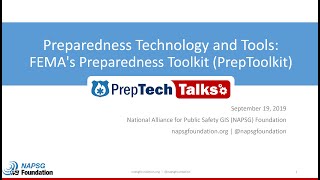 PrepTech Talk: Learn the Latest in Preparedness Technology & Tools