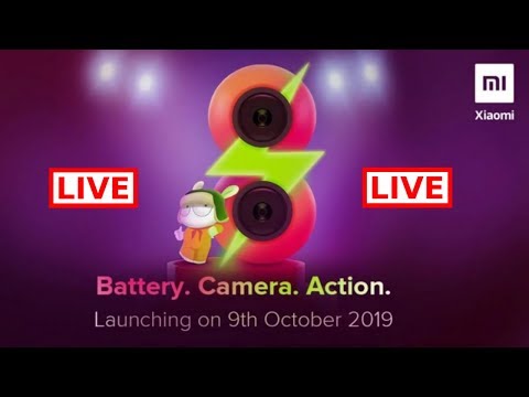 Xiaomi Redmi 8 Live Launch Event Stream 