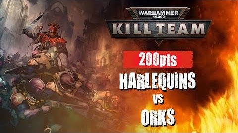 Harlequins vs Orks - Kill Team *COMMANDERS* Battle Report