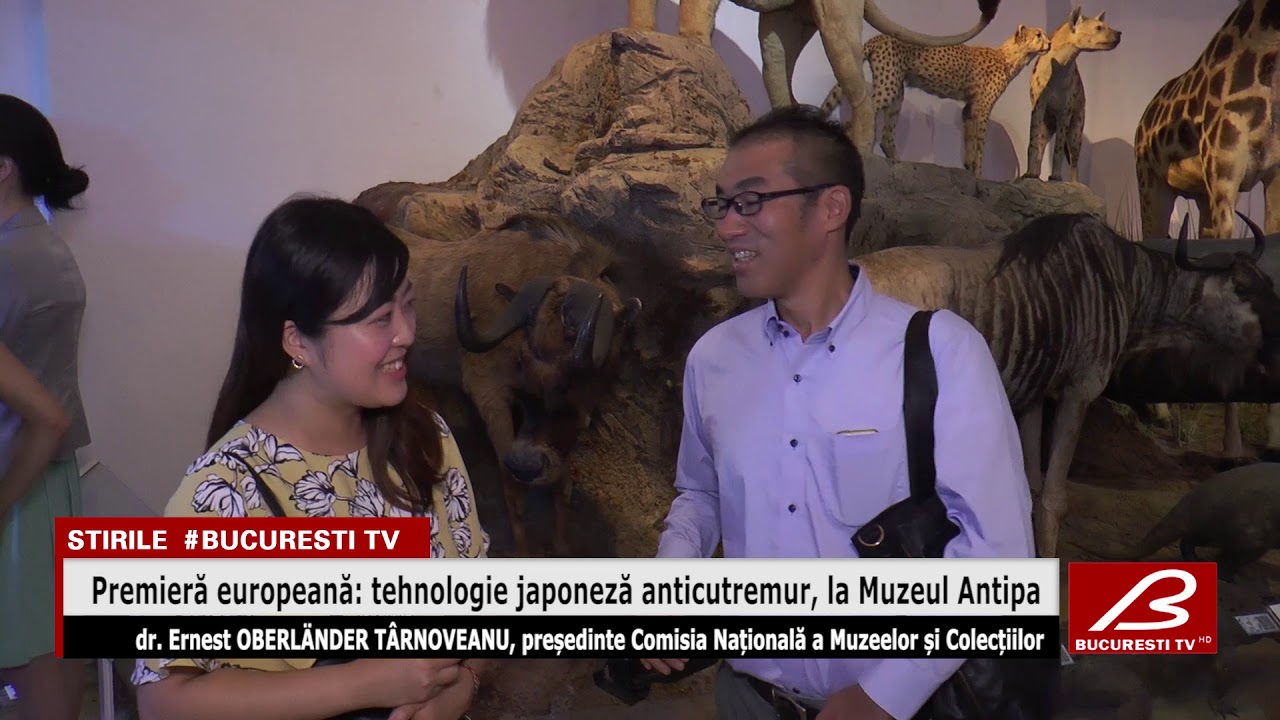 Premiera europeana tehnologie japoneza anticutremur, la Muzeul Antipa