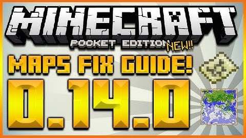 ★MINECRAFT POCKET EDITION - 0.14.0 NEW MAPS HOW TO FIX NO ICON SHOWING & GUIDE (MCPE 0.14.0)★