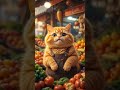 Um gato gordo vendendo legumes #sevimlikedivideoları #sevimlidostlarçocukşarkılarıdinle