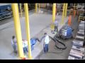 Huge injection molding machine installation