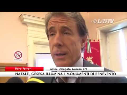 Natale Gesesa illumina i monumenti di Benevento