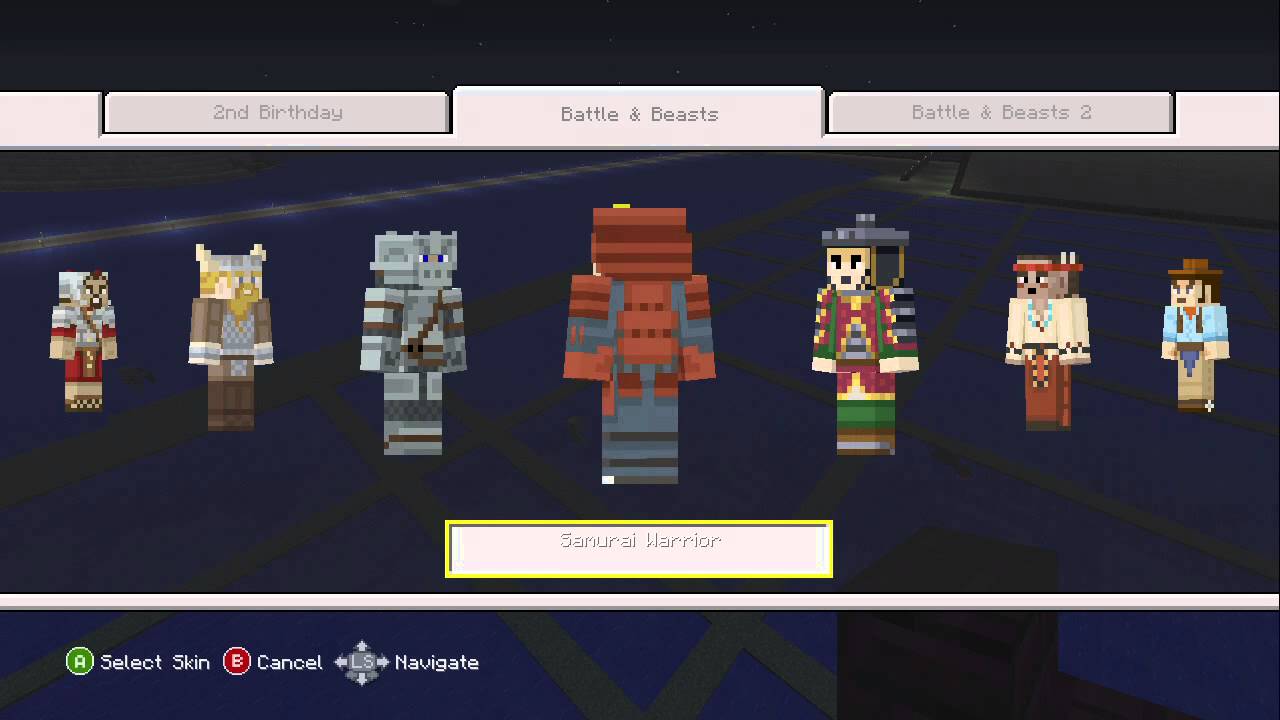 Minecraft 360 Battle and Beasts Skin Pack 1 - YouTube
