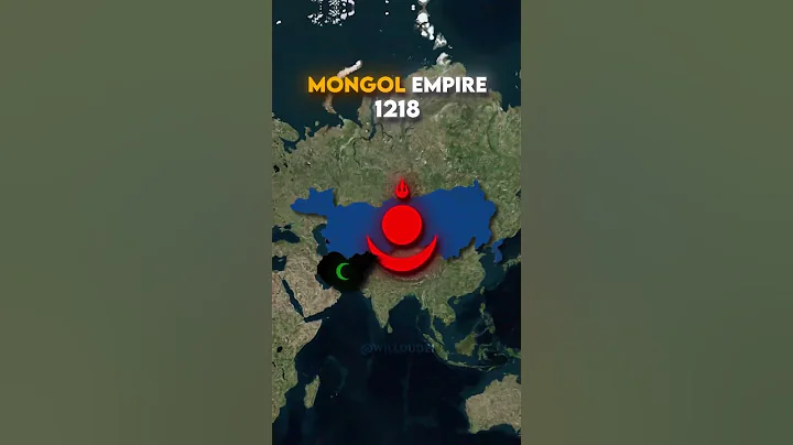 Rise of the Mongol Empire 🇲🇳 😈 #history #geography
