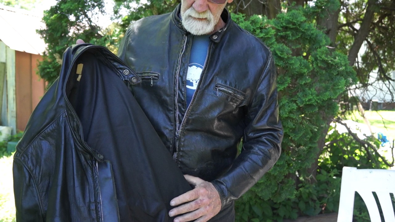 brooks cafe racer leather jacket