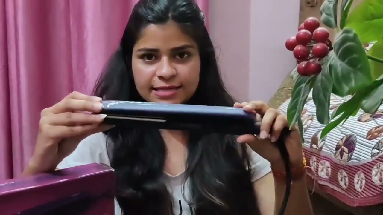 Philips kerashine bhs386 hair Straightener Review in Hindi 