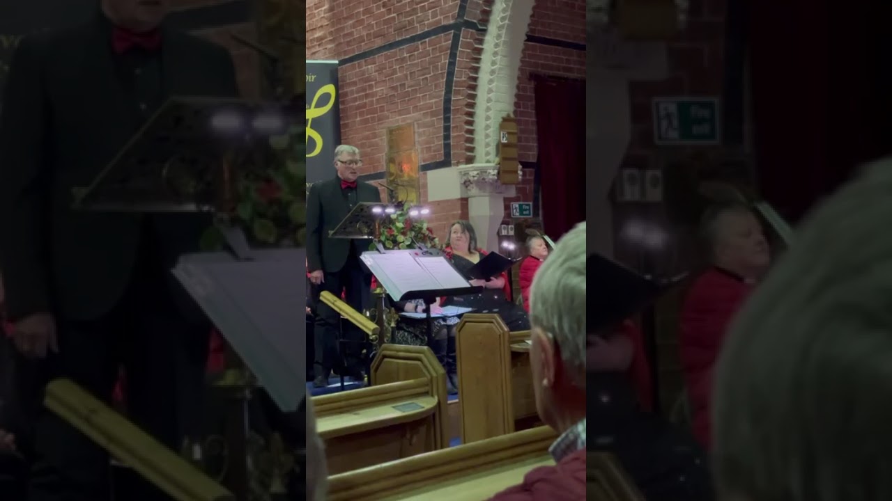 Mark Bowman sings, O Holy Night, Carol Service, St Saviours Greyabbey