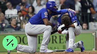 Chicago Cubs Outfielder Albert Almora Jr. Breaks Down After Line Drive Hits Child Fan