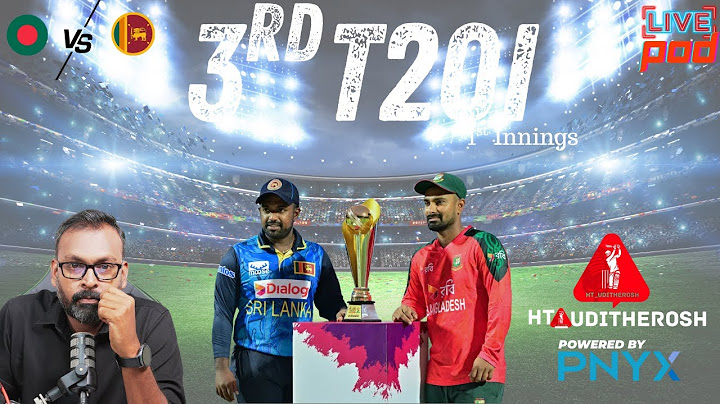 Bangladesh Tour of Sri Lanka| 3rd T20i | 1st Innings | "Lets Talk Cricket" is live