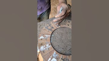 How to rivet on clutch discs #asmr #automobile #automotivetools #machinetools