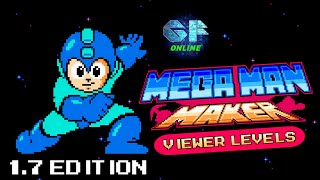 Mega Man Maker 1.7 Live Stream | Weekly Viewer Levels for the fans 😎