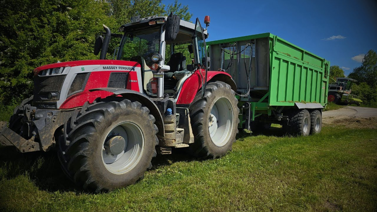 | Let´s Drive | Ersten Schnitt 2k25 Silieren mit Massey Ferguson dyna 6S.165 ... [4K]