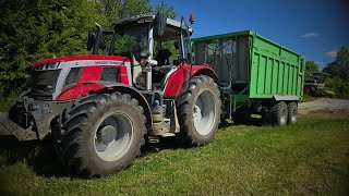 | Let´s Drive | Ersten Schnitt 2k25 Silieren mit Massey Ferguson dyna 6S.165 ... [4K]