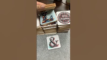 Letter coaster cork can be customized