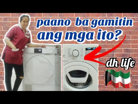 PAANo GAMITIN ANG AUTOMATIC WASHiNG MACHINE & DRYER | HOW TO USE WASHING MACHINE & DRYER momskie tv