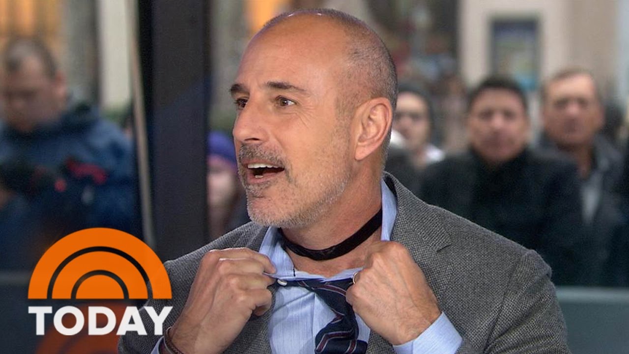 Chokers For Men Are Thing Too, And Matt Is Braving The Trend | TODAY - YouTube