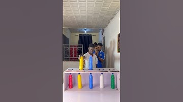 See How this Young Man Matched all the Bottle Color in the very Amazing & Funny Challenge