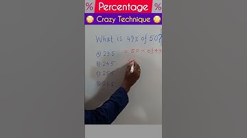 Crazy Math Trick - Percentage