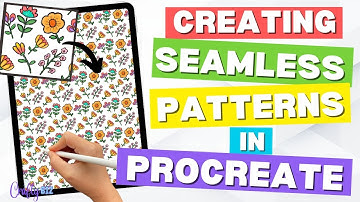 Seamless Patterns in Procreate, The EASY Way! #procreatedrawingtutorial #procreate #seamlesspattern