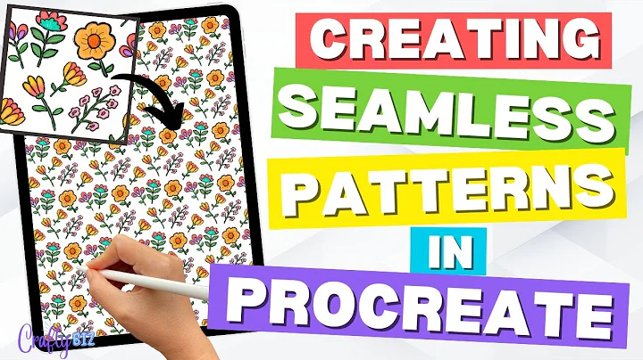 Seamless Patterns in Procreate, The EASY Way! #procreatedrawingtutorial #procreate #seamlesspattern