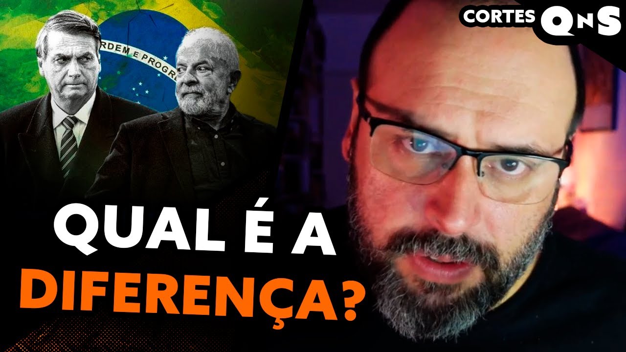 A diferença entre Lula e Bolsonaro (+ Felipe Neto)