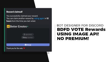 NEW Vote Rewards System using API! | Bot Designer For Discord: Guide | Berk