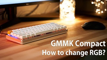 How to change RGB on GMMK Compact? (without the software)
