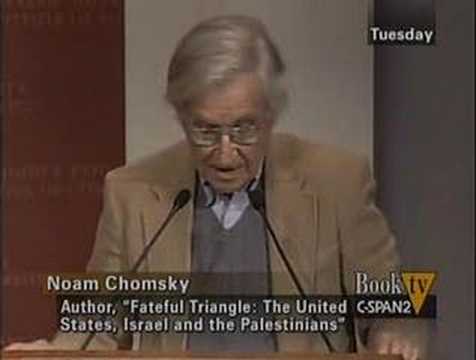 Chomsky and Dershowitz debate Israel and Palestine...