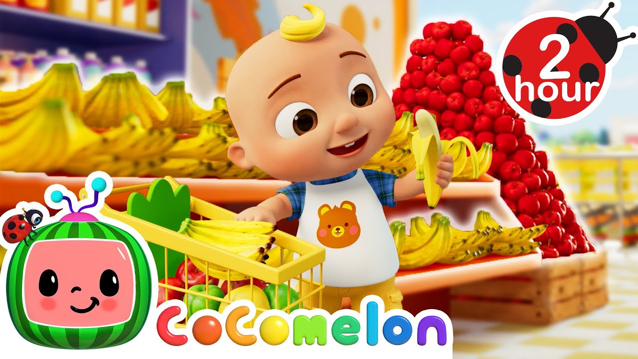 Apples & Bananas Song! | 2 HOURS | CoComelon Kids Songs & Nursery Rhymes